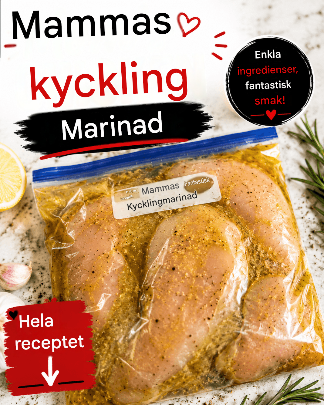 Mammas kycklingmarinad