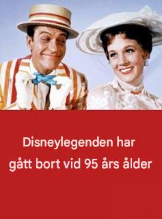 Älskade Disney-ikonen har fridfullt gått bort vid 95 års ålder