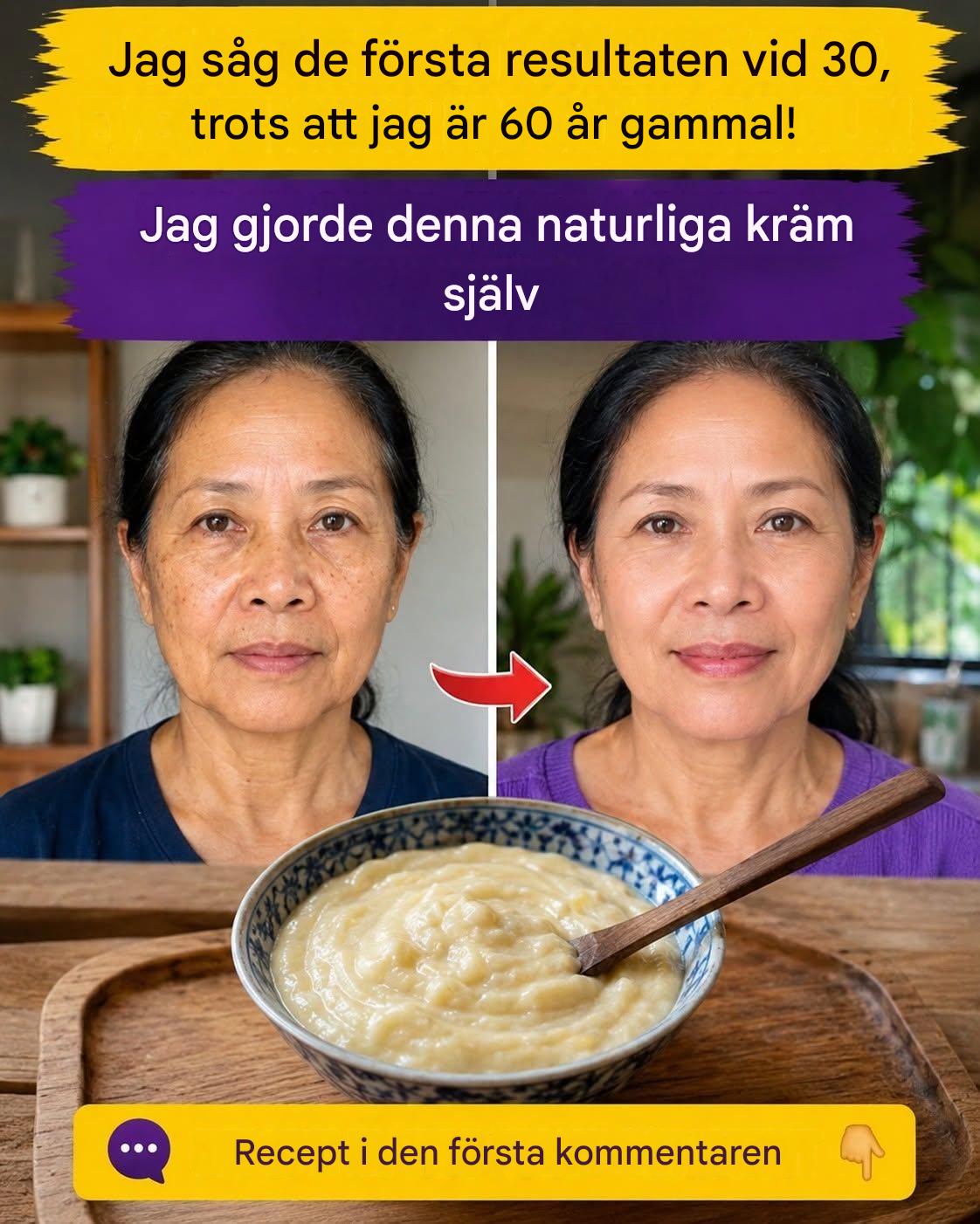Förbered en naturlig kräm och applicera den innan du går och lägger dig. Adjö till rynkor och finnar… se mer. För att fortsätta få mina recept, allt du