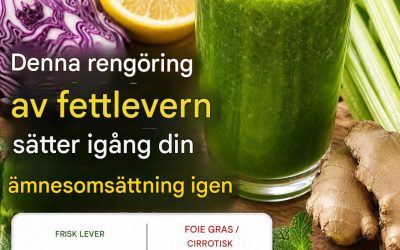 Denna rengöring av fettlevern kommer att återställa din ämnesomsättning och kickstarta din fettförbränning.