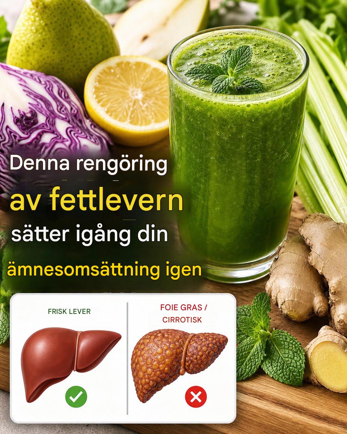 Denna rengöring av fettlevern kommer att återställa din ämnesomsättning och kickstarta din fettförbränning.