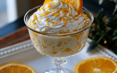 Apelsinpush-pudding