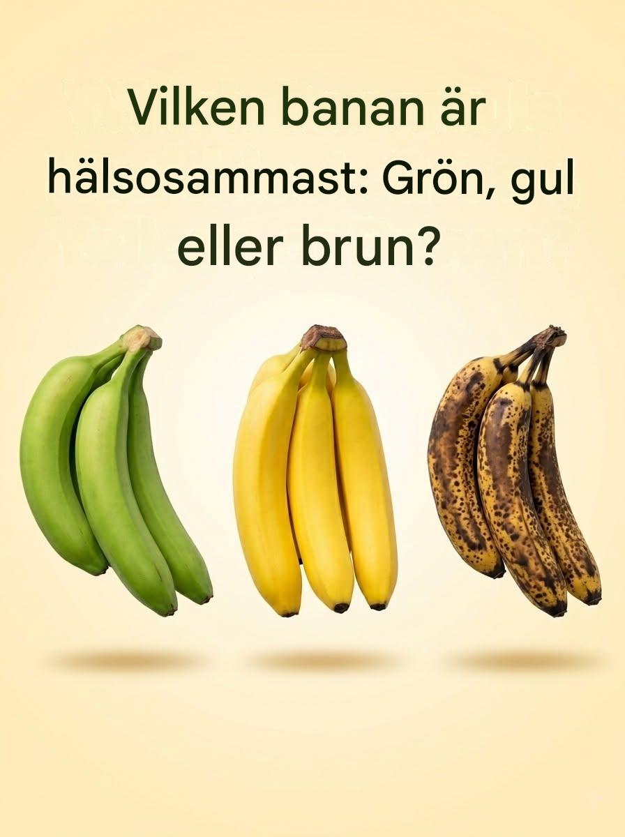 Vilken banan är egentligen den hälsosammaste