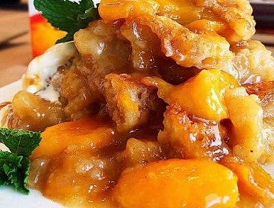 Recept på persika-skomakare från Crown Royal