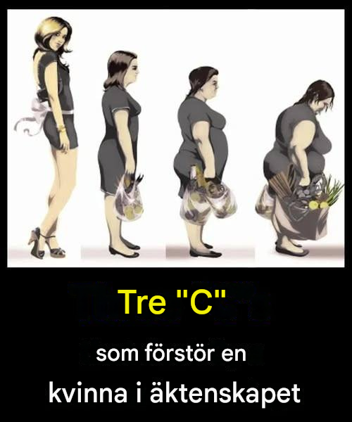 Tre “C” som förstör en kvinna i äktenskapet