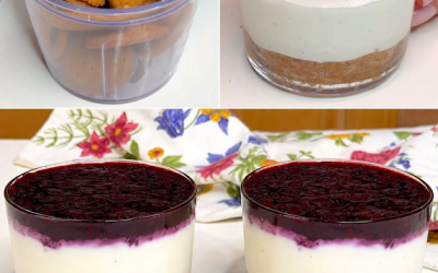Hälsosam grekisk yoghurtcheesecake: Den enkla proteinrika desserten utan bakning