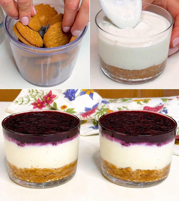 Hälsosam grekisk yoghurtcheesecake: Den enkla proteinrika desserten utan bakning