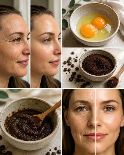 Detta ägg- och kaffeskönhetsknep är den glödande hemligheten som alla behöver!
