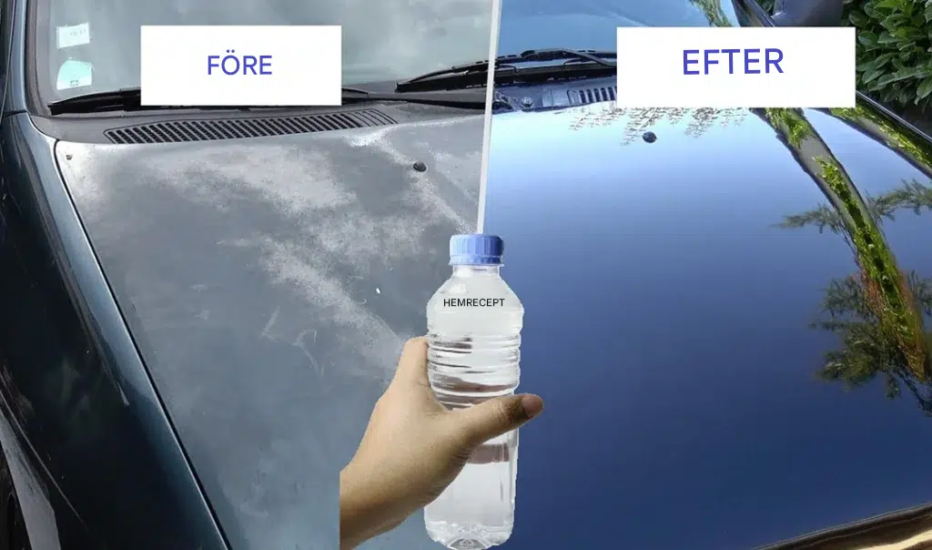 Briljant tips: återställ din bils ursprungliga glans med detta naturliga preparat
