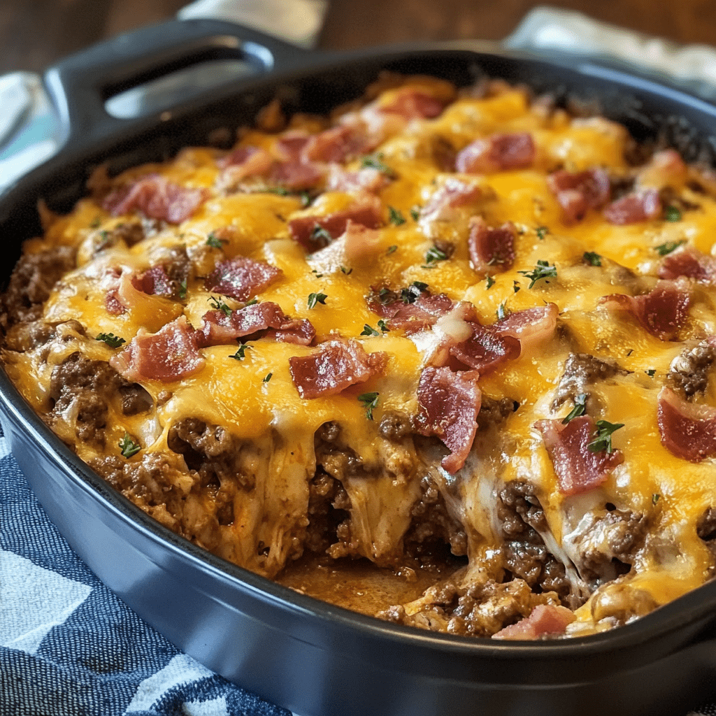 Bacon Cheeseburger Gryta