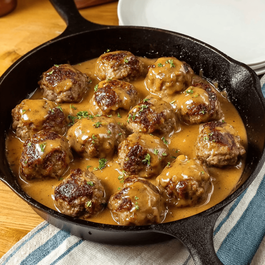 Klassiska köttbullar och sås