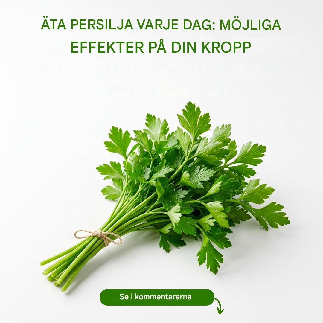 Persilja i vardagen: upptäck dess oväntade fördelar