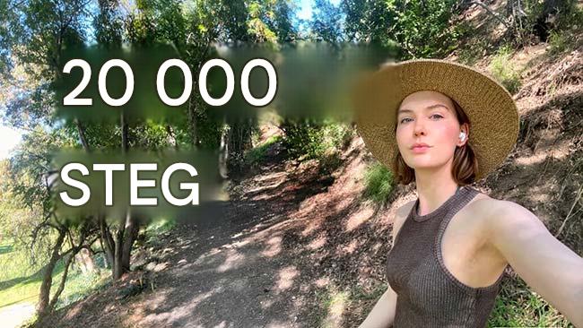 Jag gick 20 000 steg om dagen i 30 dagar – det fungerade!
