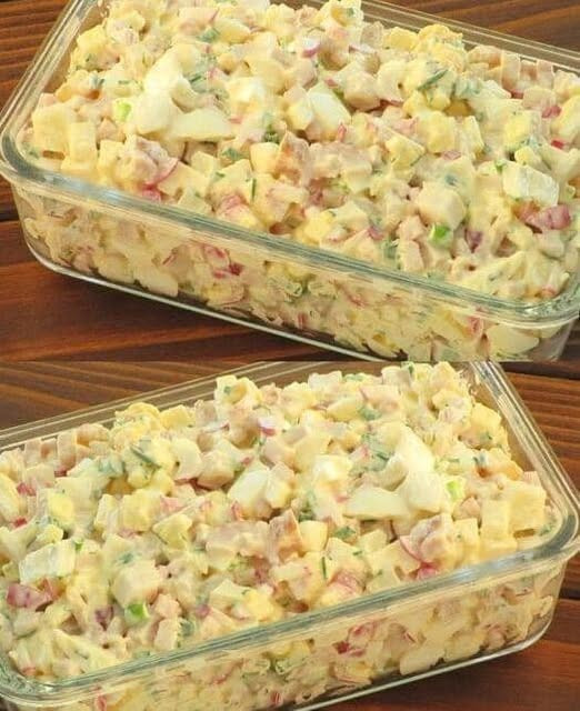 Östtysk sallad – så god att jag gjorde den två gånger på en vecka!