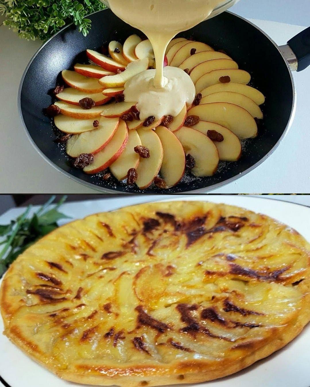 äpple- och citronpannkakor