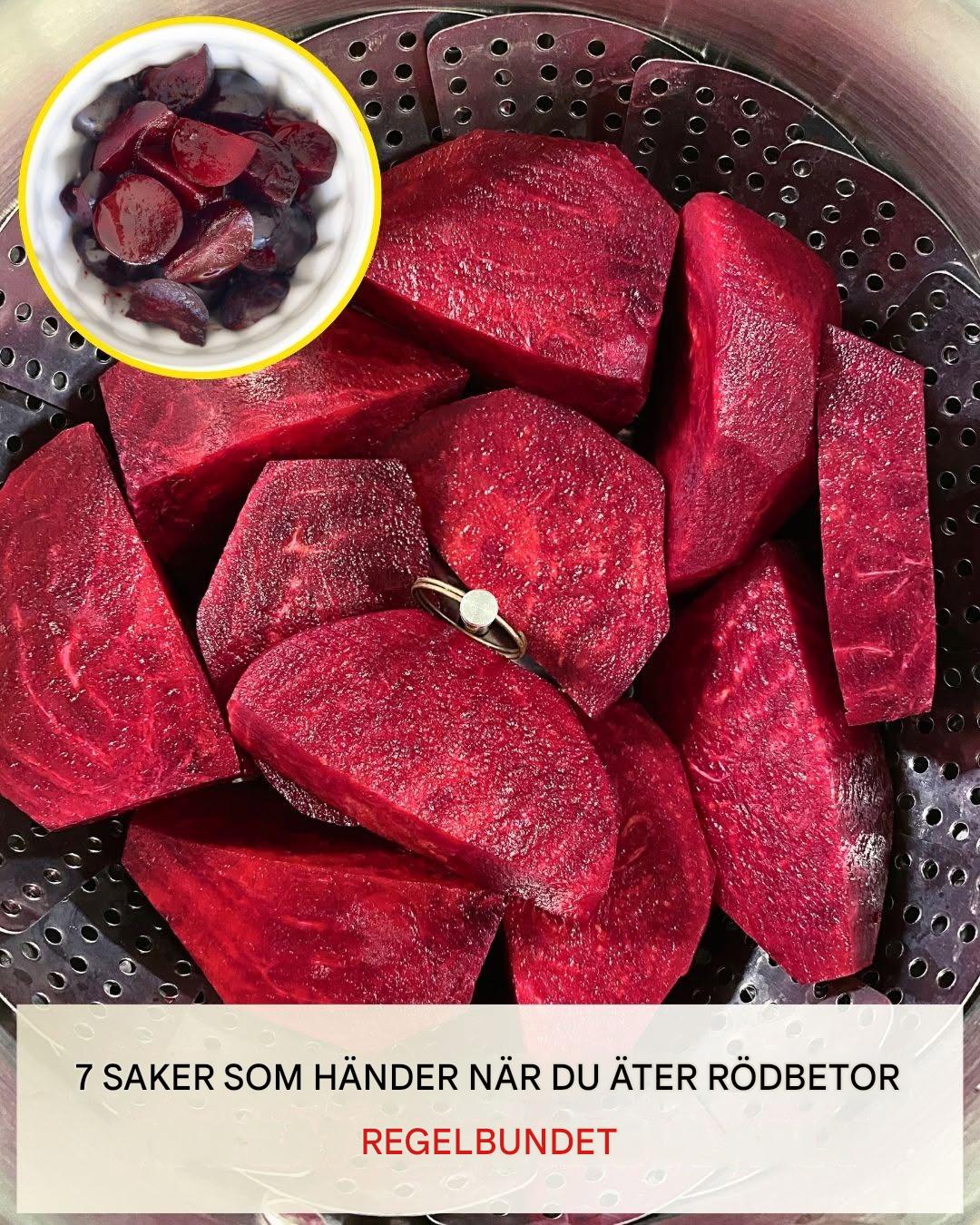 Stödjer regelbundet ätande av rödbetor en stark hälsa?