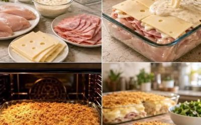 Kyckling Cordon Bleu-gryta