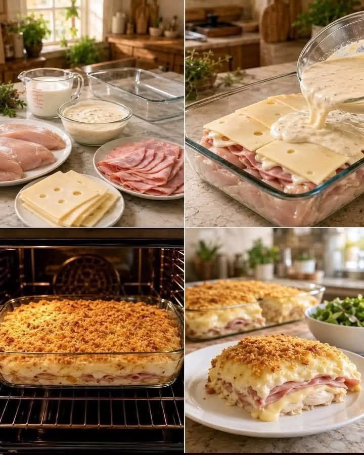 Kyckling Cordon Bleu-gryta