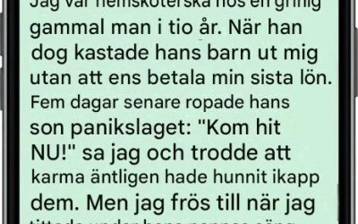 Tio år av att tjäna en familj utan att tveka: en gammal mans dolda testamente förändrade allt.