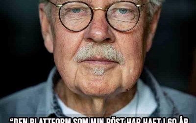 Mikael Wiehe är 80 år och har varit musiker i 60 år. I år är det också två år sedan han diagnostiserades med Alzheimers sjukdom.