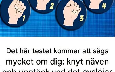 Vad tummens position avslöjar om din karaktär (det omissvärda testet)