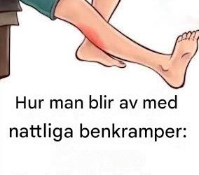 Hur man blir av med nattliga benkramper: Enkla lösningar som faktiskt fungerar