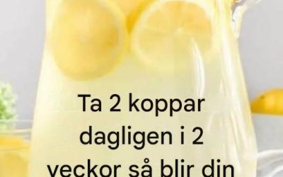 Kickstarta dagen med en bantningsdryck: Morgonritual med citron och äppelcidervinäger