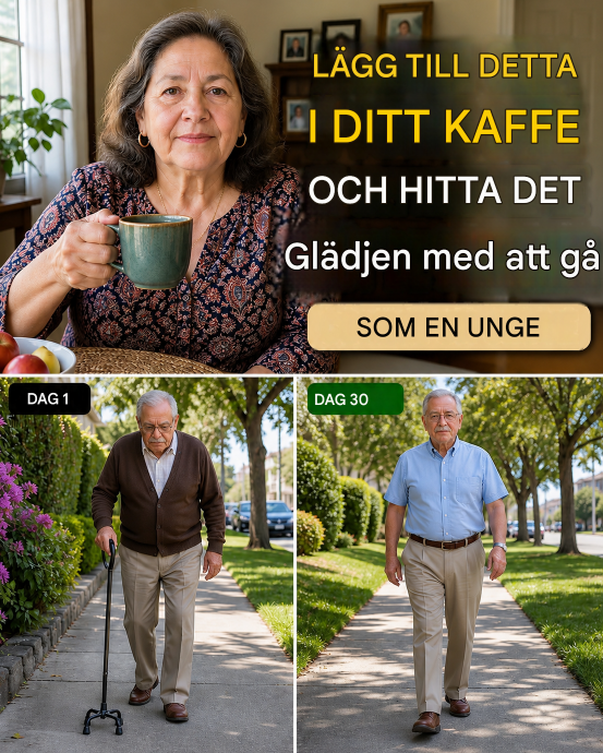 Är du över 60? Drick dessa 3 teer för att återfå dina muskler och gå starkare. För att fortsätta få mina recept, säg bara något… Tack! Tack!