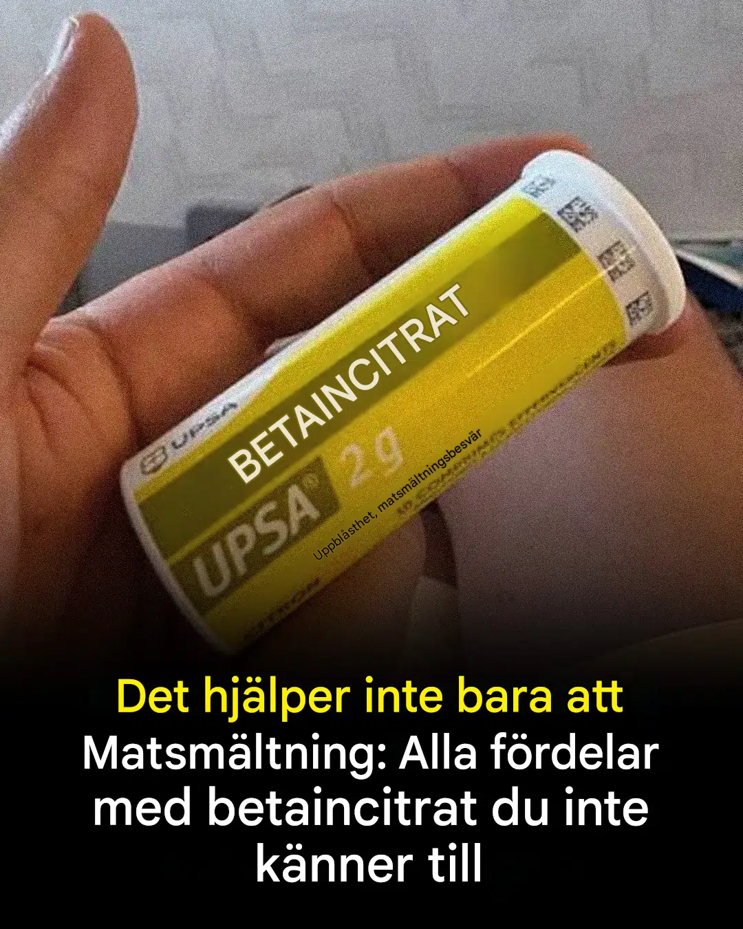 Mycket mer än bara ett matsmältningshjälpmedel: de föga kända fördelarna med betaincitrat