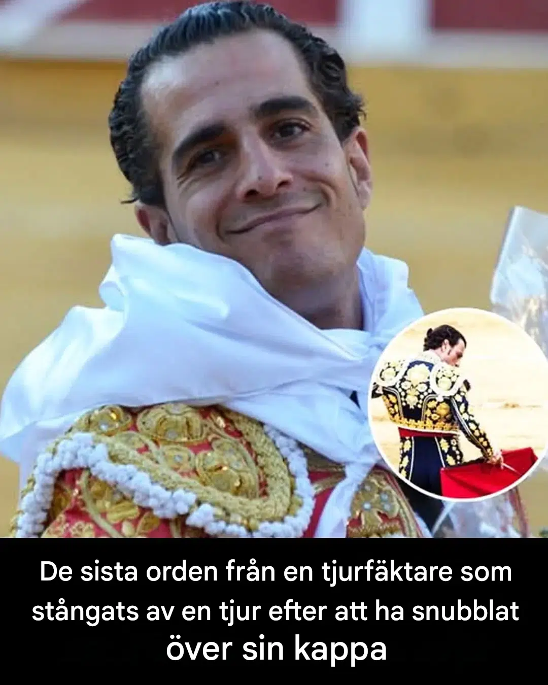 En tjurfäktares slutgiltiga bekännelse i det ödesdigra ögonblicket kommer att skicka rysningar längs ryggraden på dig.