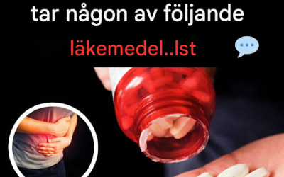 Använd ALDRIG magnesium om du tar någon av följande mediciner