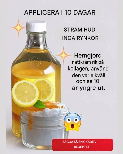 Hemgjord nattkräm för glödande hud Realistisk version