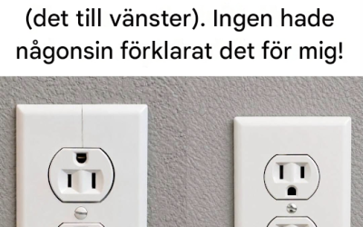 Ingen hade någonsin förklarat det för mig! Den överraskande anledningen till att vissa uttag är installerade upp och ner (och varför det faktiskt är briljant)