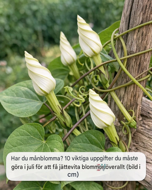 Har du månblomma? 10 viktiga uppgifter du måste göra i juli för att få jättevita blommor att öppna sig varje natt