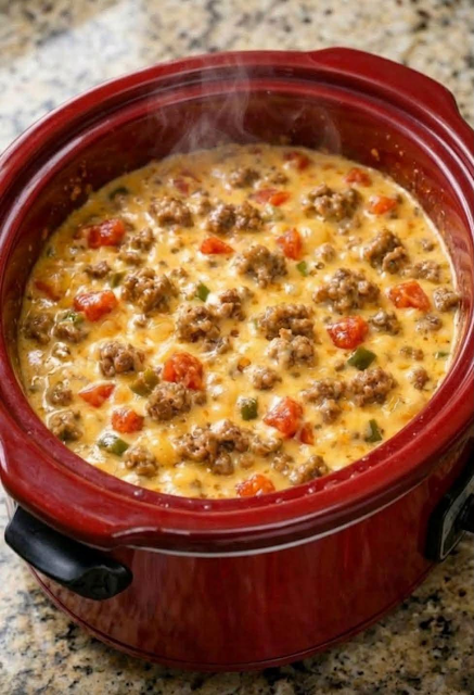 HemSlow Cooker-korvdippSlow Cooker-korvdipp
