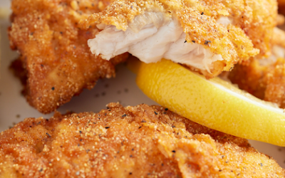 Recept för friterad havskatt från södra USA