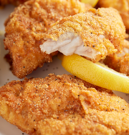 Recept för friterad havskatt från södra USA