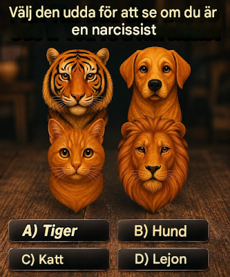 Vilket djur väljer du? En rolig personlighetsreflektion om självinsikt och Barnum-effekten.