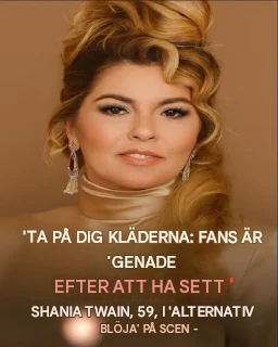 Shania Twains senaste performanceoutfit väcker reaktioner online