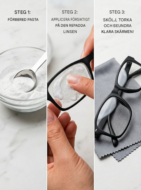 Sluta köpa nya glasögon! Detta enkla recept tar bort repor och återställer perfekt glans