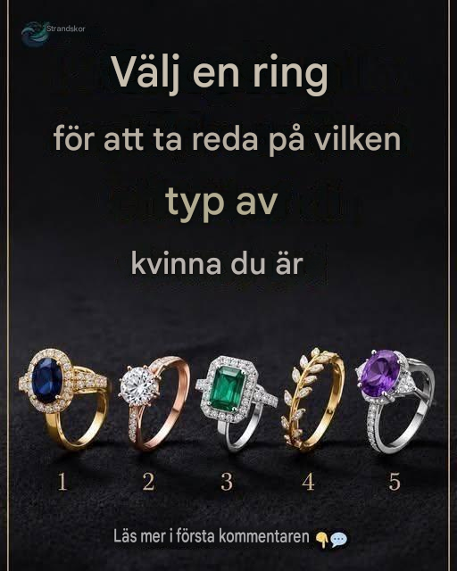 Välj en ring för att avslöja de dolda dragen i din personlighet