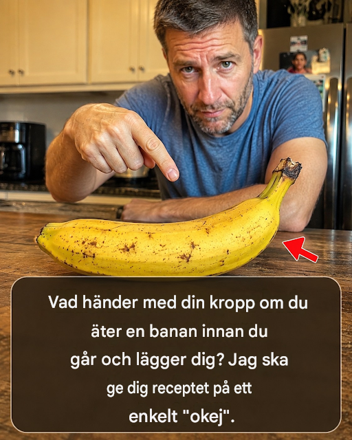 Om du äter bananer på kvällen ökar du din… Se mer