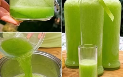 Recept på hemlagad grön äppeljuice