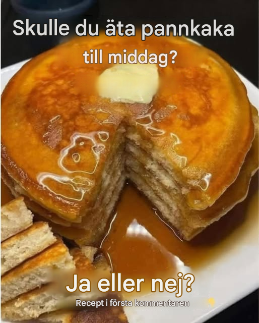 Recept på pannkakor