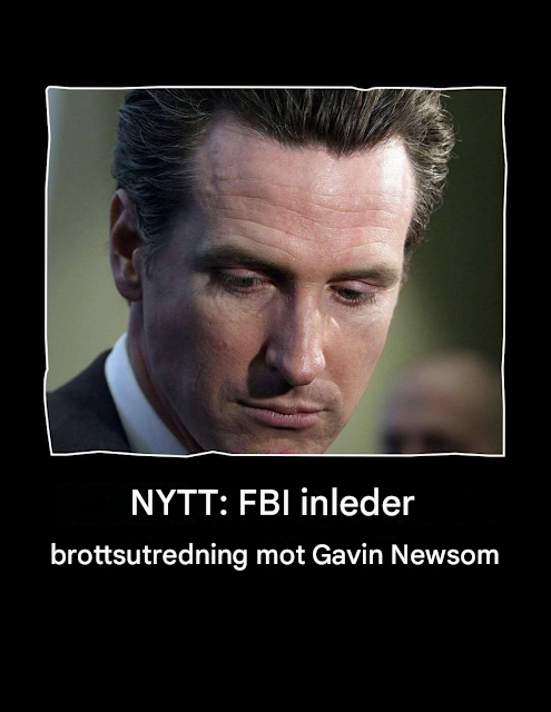 NYTT: FBI inleder brottsutredning mot Gavin Newsom