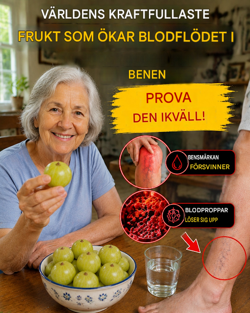Den kraftfulla frukten som stödjer cirkulationen i dina ben: En komplett guide för äldre vuxna