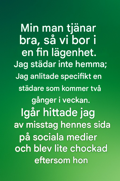Dagen jag upptäckte en vacker hemlighet om någon jag anställde