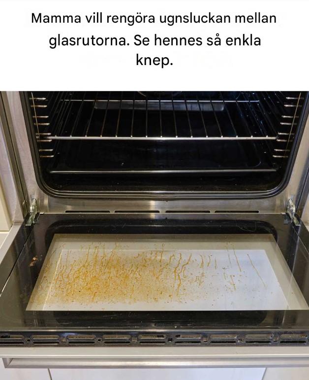 Ett enkelt knep för att rengöra ugnsluckans glas: Glittrande resultat utan starka kemikalier