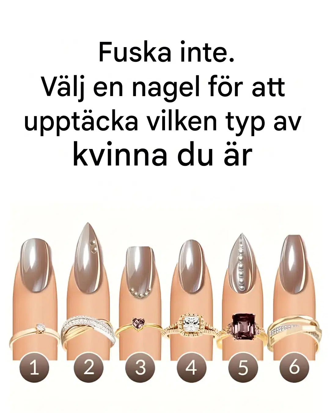 Ditt val av favoritnagel säger mycket om din personlighet: upptäck vilken feminin arketyp som döljer sig inom dig