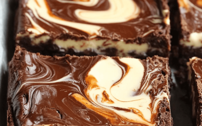 Brownies med färskost